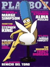 Marge Simpson na Playboy