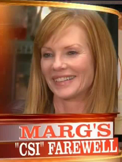 Marg Helgenberger dá adeus para 'C.S.I.'