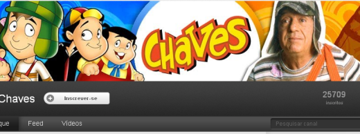 Canal 'Chaves' no YouTube